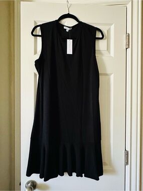Annalee + Hope Black Sleeveless Midi Dress